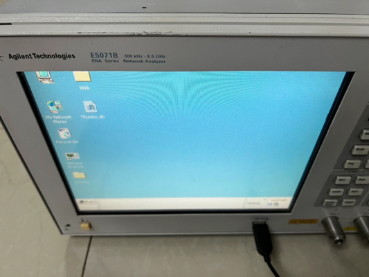 Agilent E5071B 8.5 GHz ENA Rf Vector Network Analyzer VNA Used