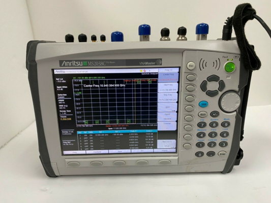 Anritsu MS2038C Handheld VNA & Spectrum Analyzer VNA 5 kHz–20 GHz