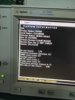 Agilent E4448A 50 GHz Wideband Spectrum Analyzer / Radio Frequency Analyzer