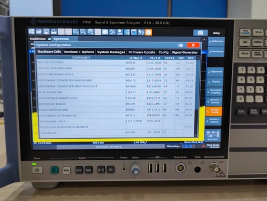 Rohde & Schwarz FSW26 Ultra Wideband Signal Spectrum Analyzer 26.5 GHz