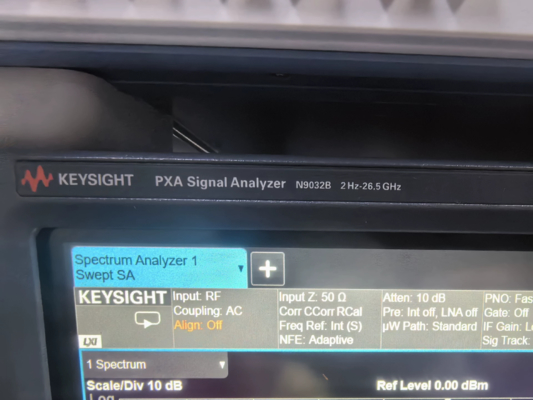 Keysight N9032B PXA Signal Analyzer RF Spectrum Analyzer 55 GHz 2 GHz Bandwidth