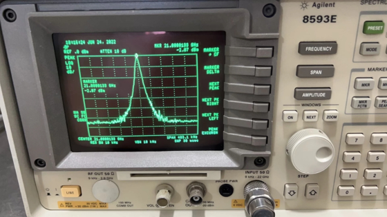 Portable RF Spectrum Analyzer Agilent 8593E 9 kHz–22 GHz