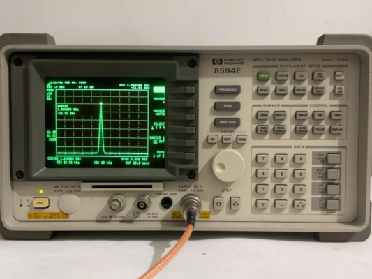 HP Agilent 8594E  9 KHz–2.9 GHz Portable Spectrum Analyzer / Rf Spectrum Analyser