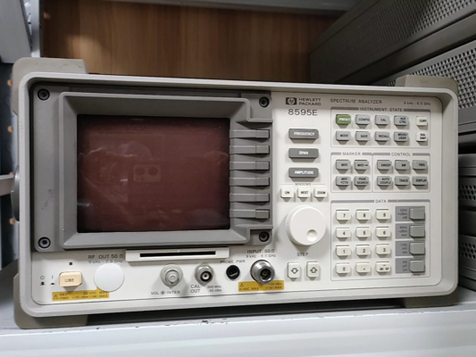 HP Agilent 8595E  6.5 GHz RF Portable Spectrum Analyzer 16.4 kg Weight