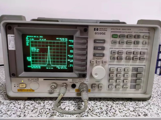 HP Agilent 8595E  6.5 GHz RF Portable Spectrum Analyzer 16.4 kg Weight