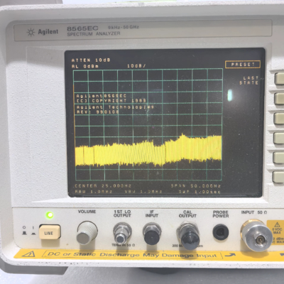 Agilent 8565EC 50 GHz Color Portable RF Spectrum Analyzer