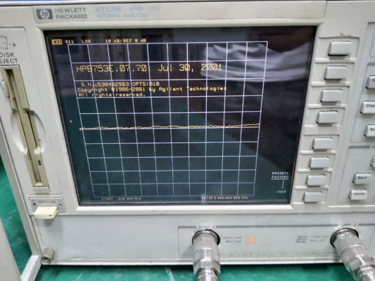 Agilent HP 8753E 6 GHz RF Vector Network Analyzer VNA Analyzer