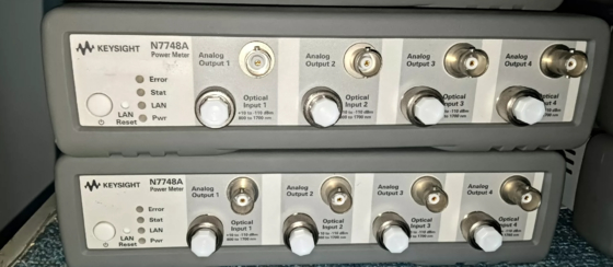 4 Port High Sensitivity Optical Power Meter RF Agilent N7748A