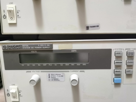 DC HP Agilent Programmable Power Supply 6675A 120 V / 18 A 2 KW