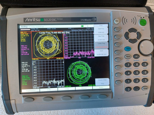 Anritsu MS2038C Handheld VNA & Spectrum Analyzer VNA 5 kHz–20 GHz