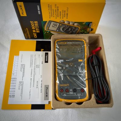 Fluke 15B+ / 15B MAX Digital Multimeter 1000V 10A 4000 6000 Counts Backlit LCD CAT III 600V