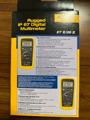 Fluke 28 II TRMS Rugged Digital Multimeter IP67 CAT IV 600V CAT III 1000V 10A 20000 Count