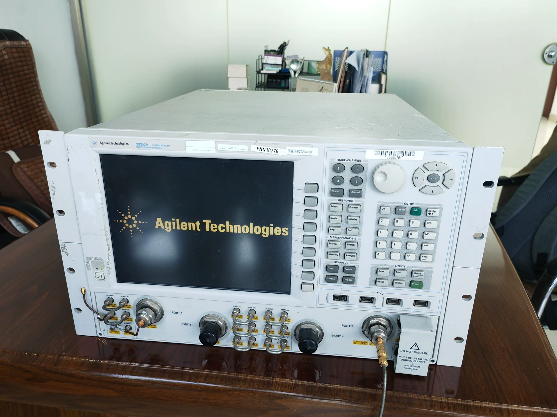 Vna Performance Perth Yüksek Performanslı PNA-X Ağ Analizörü VNA Keysight Agilent N5242A 26.5 GHz