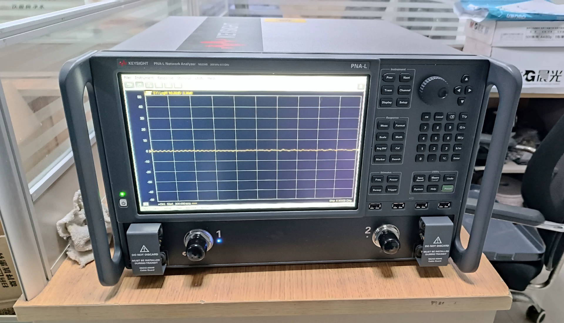 8.5 GHz High Dynamic Range PNA-L Network Analyzer VNA Agilent Keysight ...