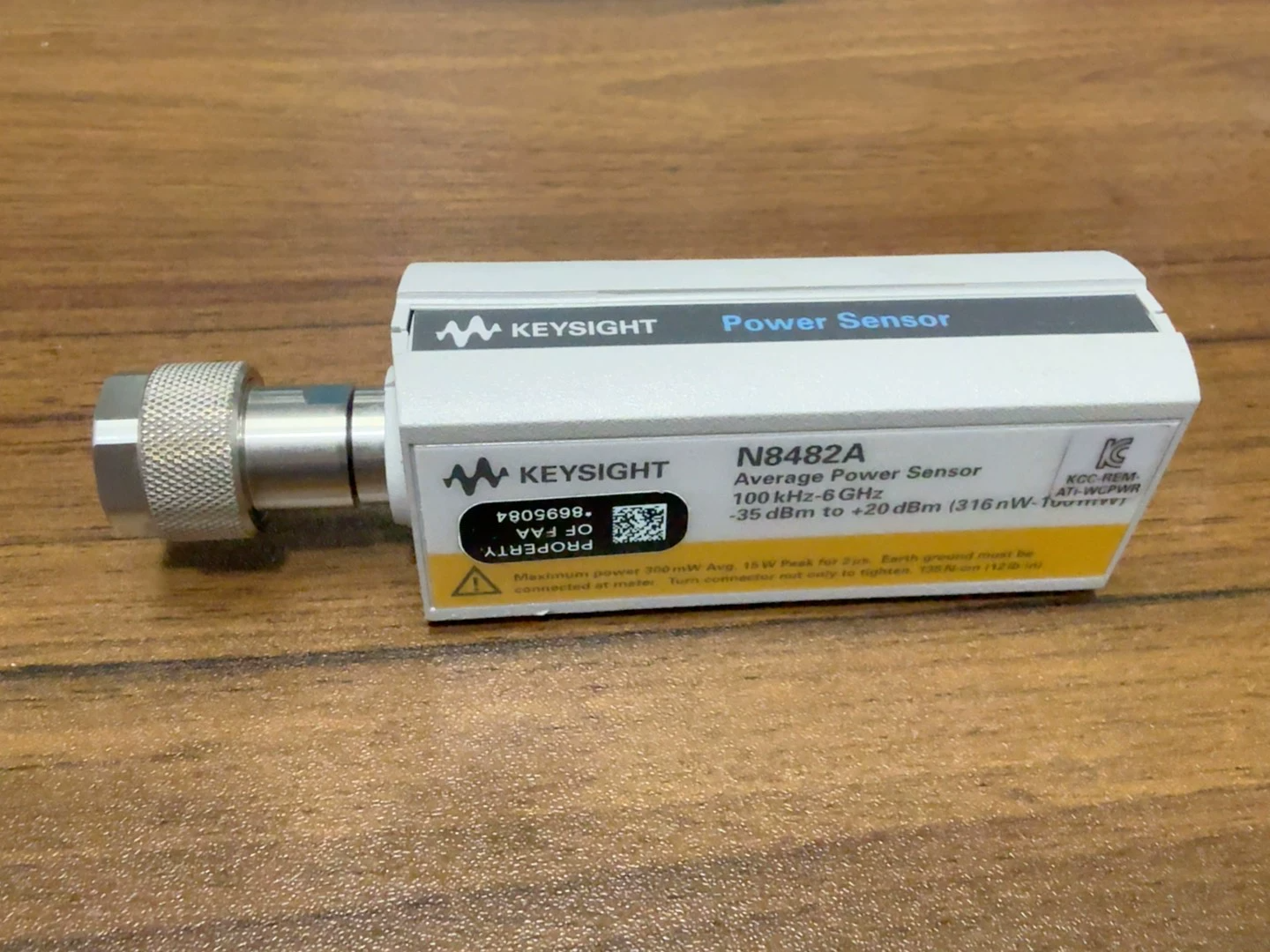 사용된 Agilent/Keysight 8481B RF 전력 센서 18 GHz 고출력 열전대 전력 센서